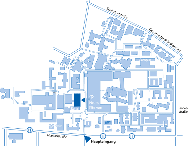 Schlaflabor Hamburg Lageplan